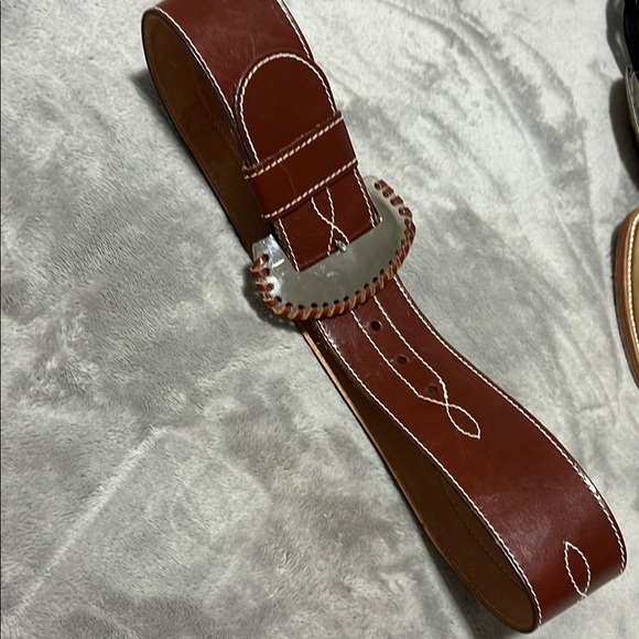 Brown Leather Belt
